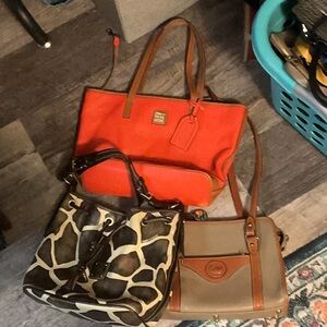Three Dooney bag bundle